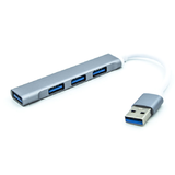 Разветвитель USB HUB (USB3.0 --> 4 USB3.0) 15см белый