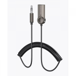Bluetooth адаптер для автомагнитолы BOROFONE BC56 Bluetooth Car Receiver c AUX 3.5 mm, серый