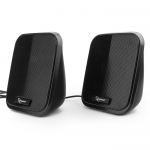 Акустическая система 2.0 Gembird SPK-100-W 6 Вт, регулятор громкости, USB-питание (черный)