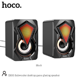 Акустическая система 2.0 HOCO DS30 для ПК с RGB подсветкой (черный)