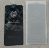 Защитное стекло 6D Super для Samsung Galaxy A21 полный клей в тех. упаковке, черное