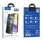 Стекло защитное HOCO для APPLE iPhone 13/13 Pro, Privacy Protection, 3D, цвет: черный