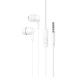 Наушники вакуумные проводные HOCO M97 Enjoy earphones with microphone, цвет: белый