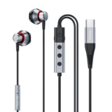 Наушники внутриканальные Remax RM-635a, Wired earphone, Type-C, 1.5 м, цвет: черный