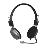 Наушники полноразмерные Defender 120, Aura, микрофон, кабель 3.0м, цвет: чёрный