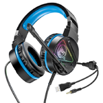 Наушники игровые HOCO W104 Drift gaming headphones, цвет: черно-синий