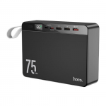 Аккумулятор внешний HOCO J94, OverLord, 75000mAh, PD20W, QC3.0, цвет: чёрный