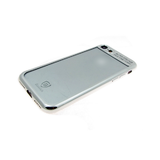 Силиконовый чехол для Huawei Honor 7A Baseus с окантовкой, серебро