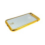 Силиконовый чехол для Huawei Honor 7A Baseus с окантовкой, золотой