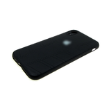 Силиконовый чехол для Huawei Honor 8 Lite кожа с серебристым логотипом, черный