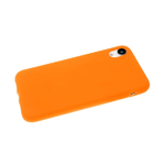 Силиконовый чехол для Iphone 7/8 Soft Touch матовый с логотипом, оранжевый