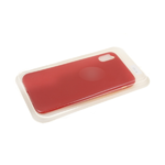 Силиконовый чехол для Iphone 11 Pro Max Soft touch c лого, в блистере, красный