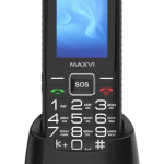 Сотовый телефон Maxvi B21ds up black