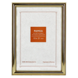 Фоторамка со стеклом, 15*21 111 RP, золото