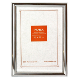 Фоторамка со стеклом, 15*21 112 RP, серебро