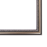 Рама для картин (зеркал) пластик 40*50*2.8 см, Calligrata 644821, серебро, арт. 5090318