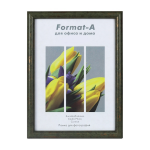 Рамка базилик пластик, 1010 30*40 Радуга, золотой